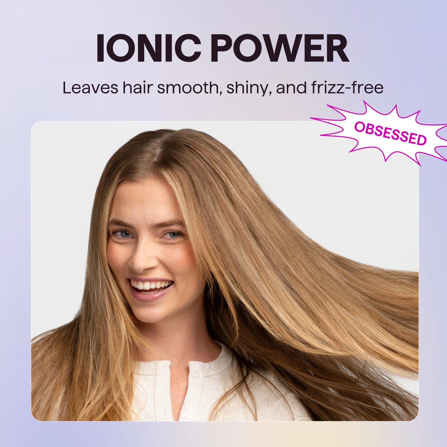 Wavytalk Hair Dryer with Diffuser, Blown Away Ionic Hair Dryer for Curly Hair, 1875W Fast Drying Blow Dryer with Ceramic Technology, 3 Attachments for All Hair Types, Light and Quiet, Muted Black - Available at All In One Marketplace Canada