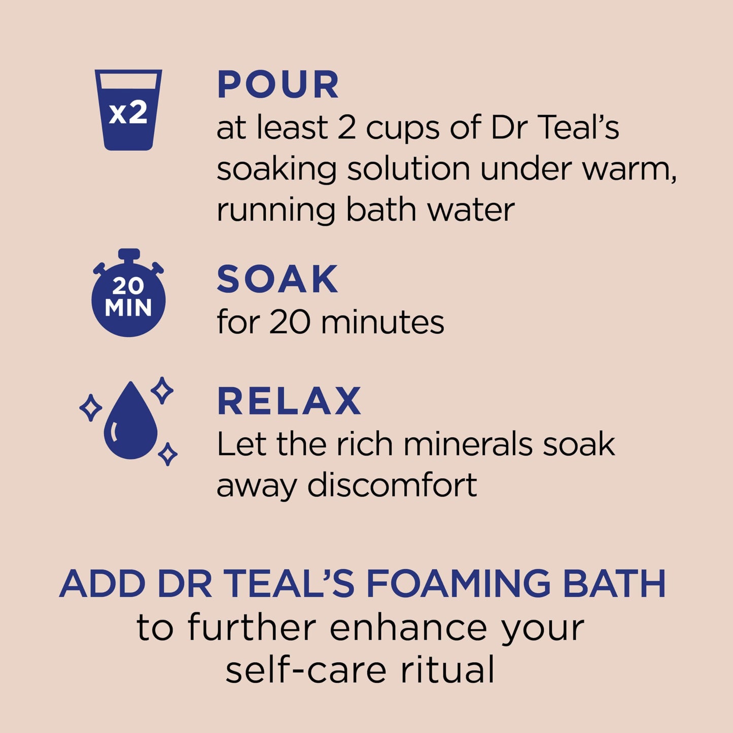 Dr Teal's Pure Epsom Salt Teal's Soaking Solution, Shea Butter & Almond Oil, 48 Oz