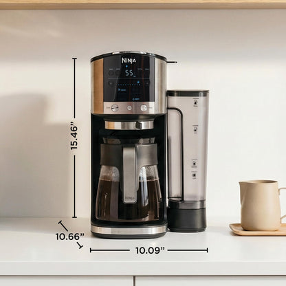 Ninja DualBrew Coffee Maker | Grounds & Pods | Stainless Steel | GP161C