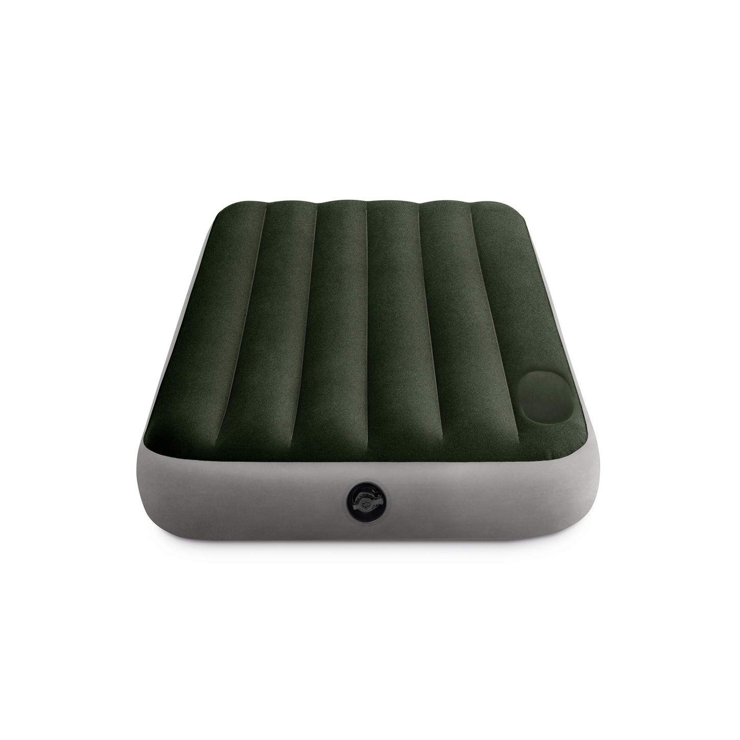 INTEX 64761E Dura-Beam Standard Downy Air Mattress: Fiber-Tech – Twin Size – Built-in Foot Pump – 10in Bed Height – 300lb Weight Capacity 🍁 All In One Marketplace Canada