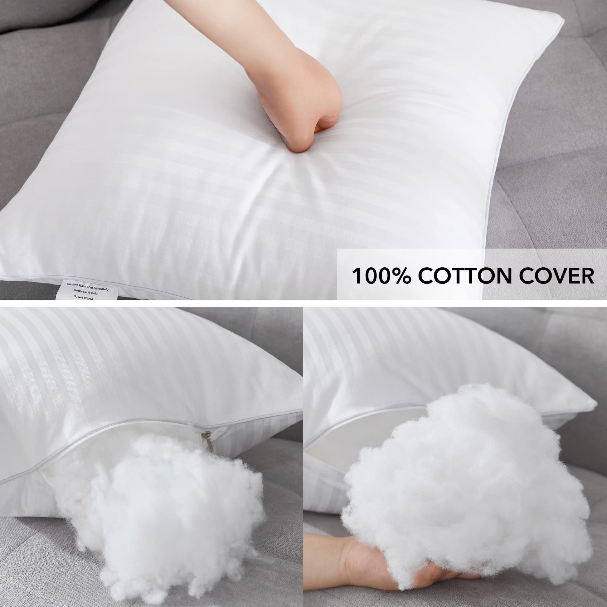 Oubonun 18 x 18 Throw Pillow Inserts Pack of 2 Oubonun