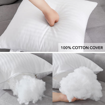 Oubonun 18 x 18 Throw Pillow Inserts Pack of 2 Oubonun