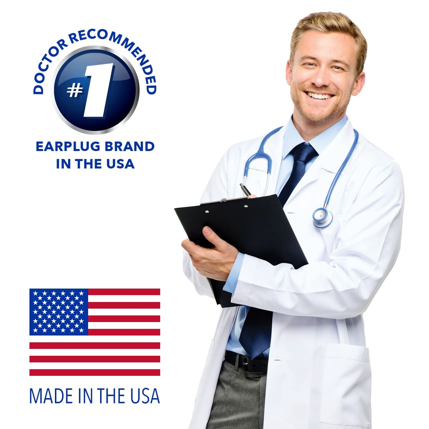 Mack's Ultra Soft Foam Earplugs, 50 Pair - 33dB Highest NRR, Comfortable Ear Plugs for Sleeping, Snoring, Travel, Concerts, Studying, Loud Noise, Work - Available at All In One Marketplace Canada