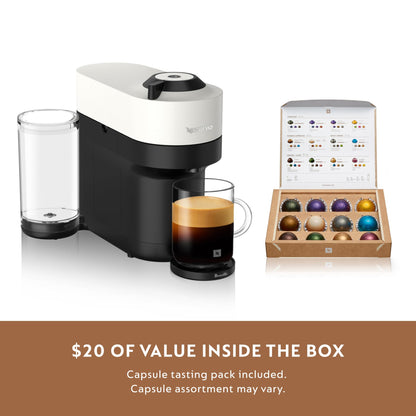 Nespresso Vertuo Pop+ Pod Coffee & Espresso Machine White