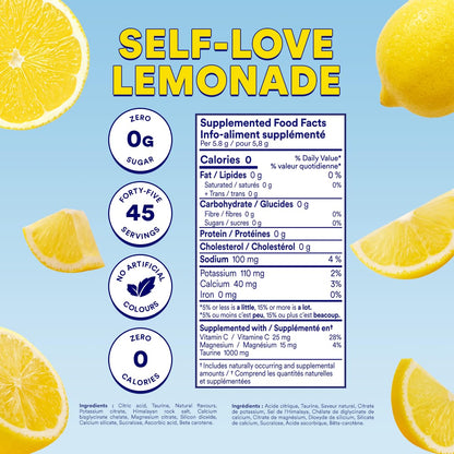 Cira Hydration Electrolytes Packets - Cira x Alicia McCarvell's Electrolyte Powder, Sugar Free w/Himalayan Salt & Magnesium, Daily On-the-Go Hydration Packets - Self Love Lemonade, 20 Servings