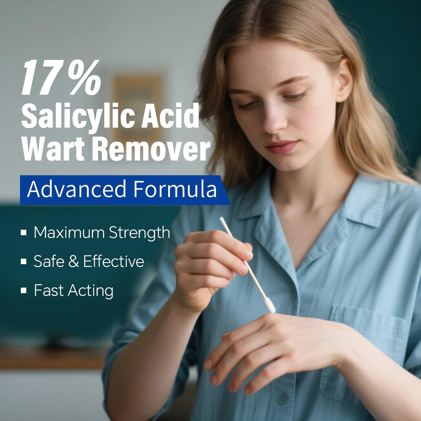 OSNOIA Extra Strength Wart Remover Liquid with 17% Salicylic Acid, Fast Acting Treatment for Plantar & Common Warts, Corn Remover for Feet and Toes (15ml, Wart Remover Set) - Available at All In One Marketplace Canada