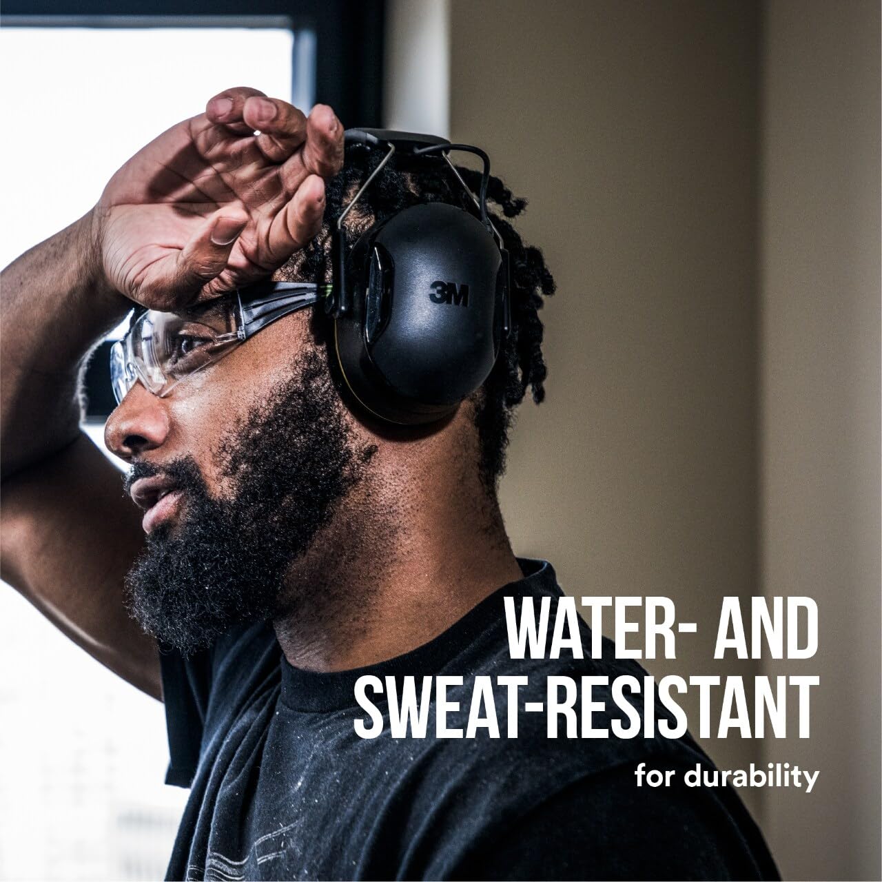 3M WorkTunes Connect Wireless Hearing Protector with Bluetooth Technology, Bluetooth Hearing Protection with a 26 dB Noise Reduction Rating - Available at All In One Marketplace Canada