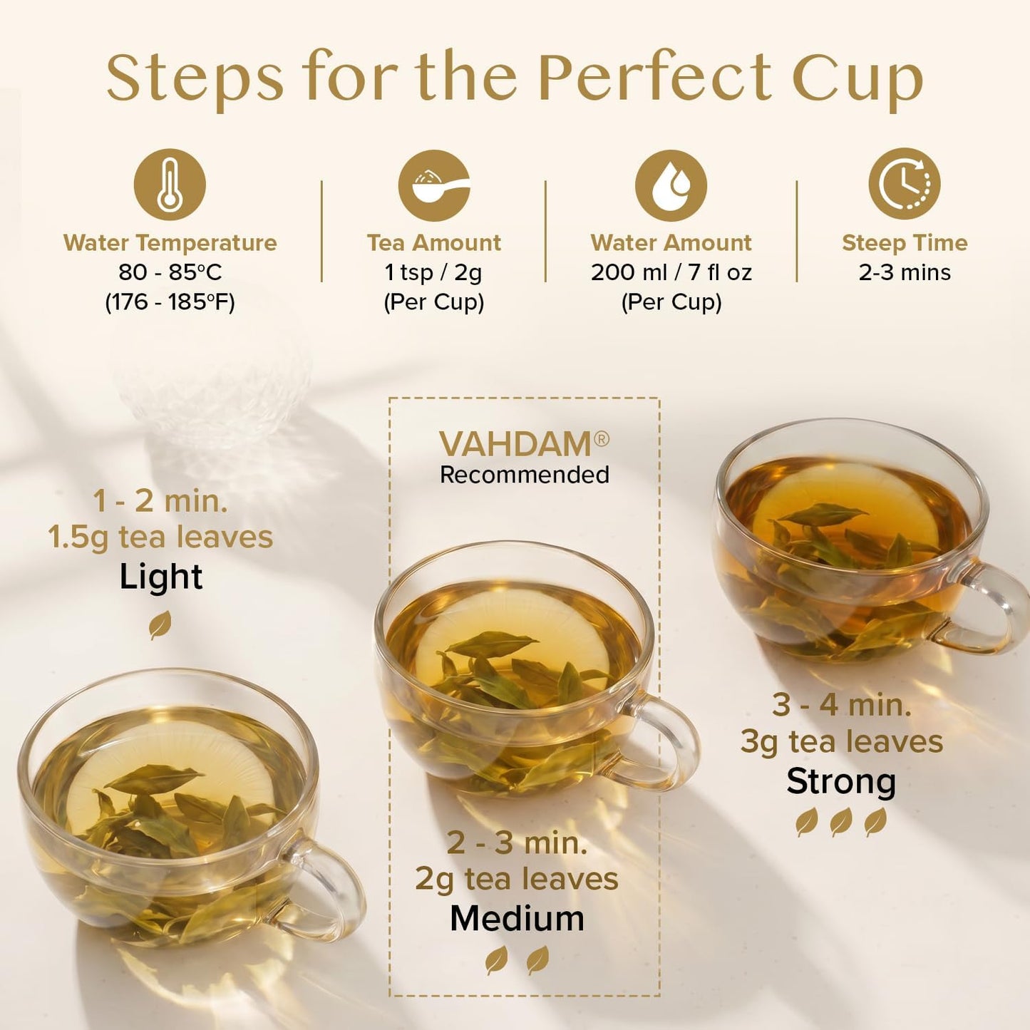 VAHDAM, Himalayan Green Tea Leaves (100g | 50+ Cups) Non GMO, Gluten Free | High Elevation Grown Green Tea Leaves From Himalayas | Pure Unblended Single Origin Green Loose Leaf Tea | Vacuum Sealed VAHDAM