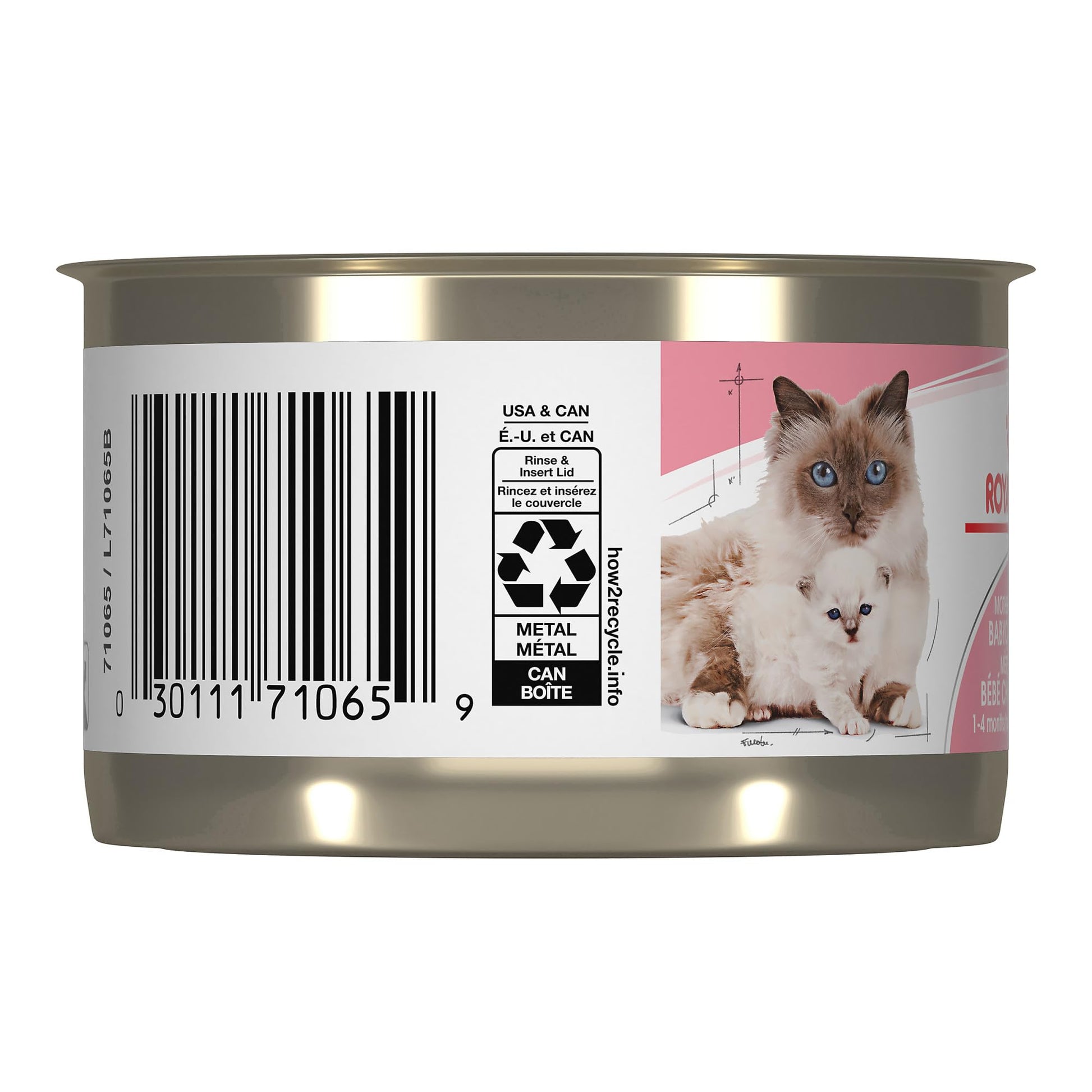 Royal Canin Feline Health Nutrition Mother & Babycat Ultra Soft Mousse in Sauce Canned Cat Food, 5.1 oz can (24-Count) ROYAL CANIN