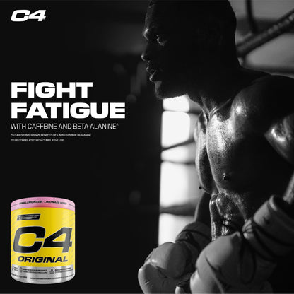 Cellucor C4 Original Pre Workout Powder - Sugar Free Preworkout Energy for Men & Women - 150mg Caffeine, Beta Alanine, Creatine - Pink Lemonade, 60 Servings Cellucor
