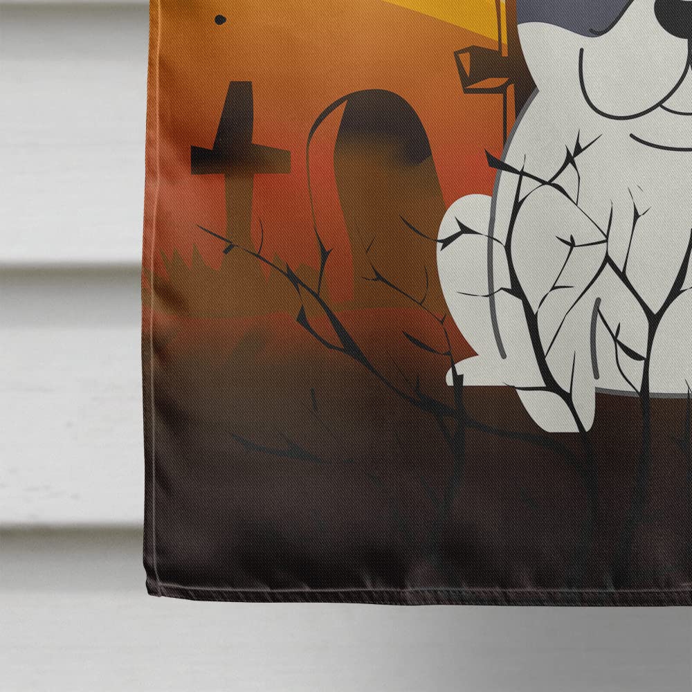 Drapeau de maison en toile Caroline's Treasures BB4277CHF motif bouledogue français pie Halloween, grand, multicolore