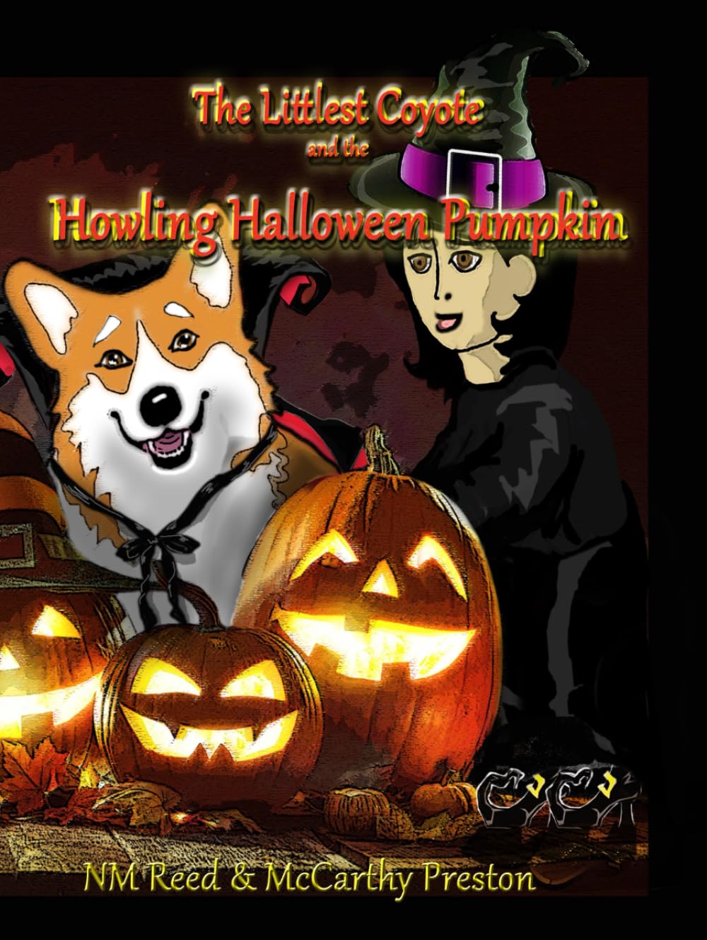 La citrouille d'Halloween hurlante : Une histoire du petit coyote