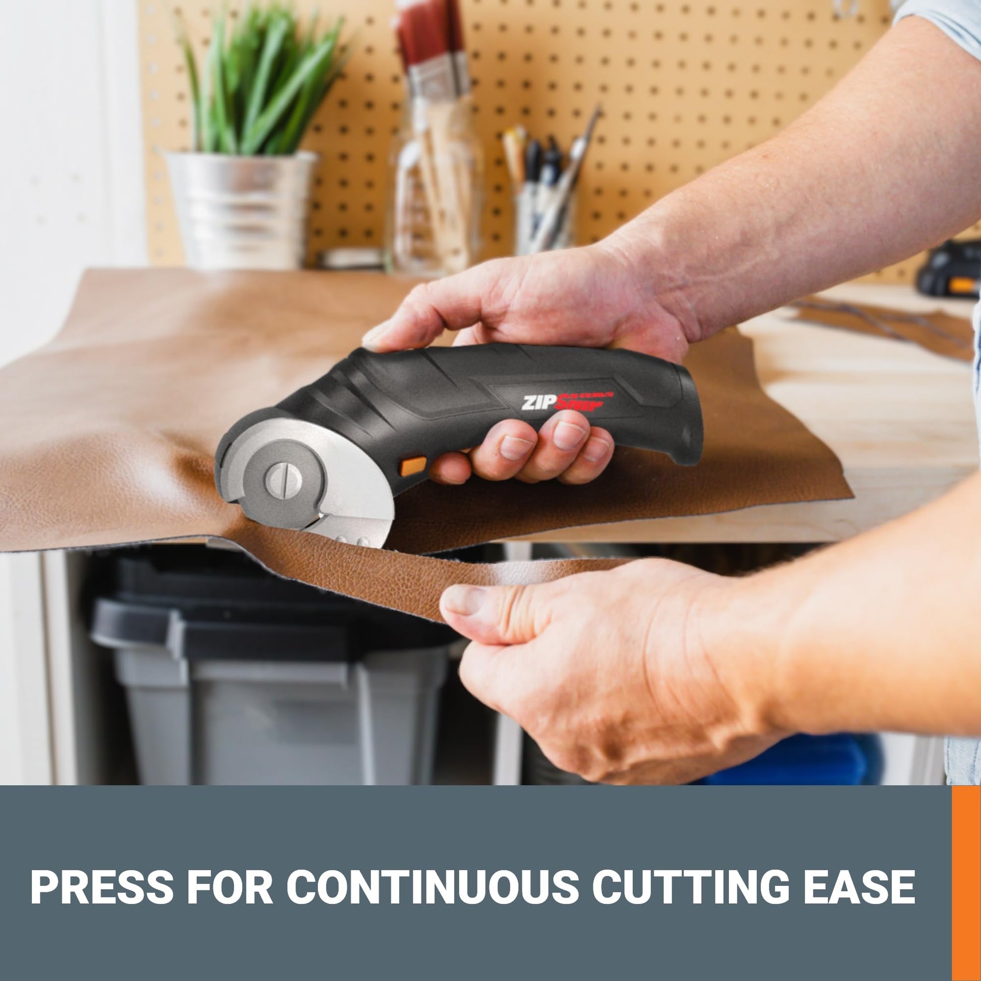 Worx Zipsnip Cordless Electric Scissors, Rechargeable Cardboard Cutter, 4V Powerful Fabric Scissors with 2 Safety Blades and Storage Bag WX082L.2 - Available at All In One Marketplace Canada