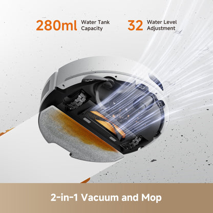 DREAME D20 Air Plus Robot Vacuums and mop, 20,000Pa Suction, Self-Emptying dreame