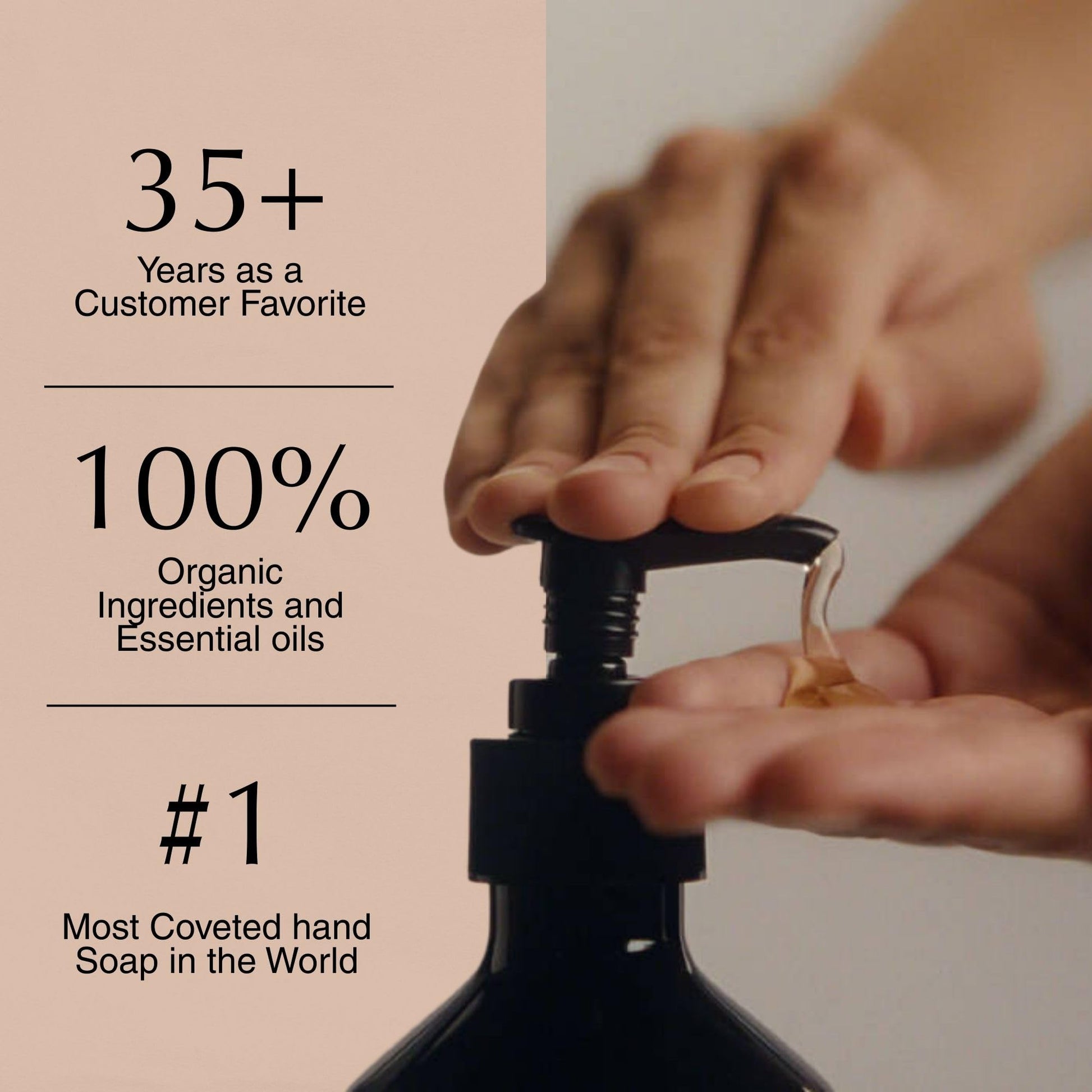Aesop Resurrection Aromatique Hydrating Hand Wash | Gentle Non-Drying Hand Soap with Mandarin Rind, Rosemary, & Lavender | Moisturizing Kitchen & Bathroom Soap | 16.9 oz Aesop