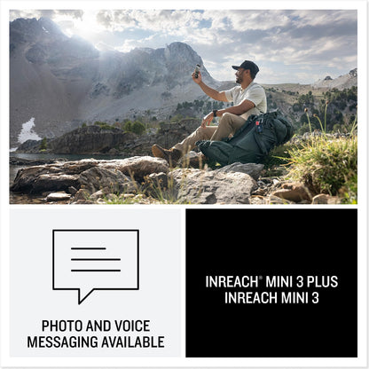 Garmin inReach® Mini 3 Plus, Rugged Global Satellite Communicator with Touchscreen Texting, Photo & Voice Messaging, Emergency SOS Messages & Battery Up to 350 Hours with 10-min inReach® Tracking Garmin