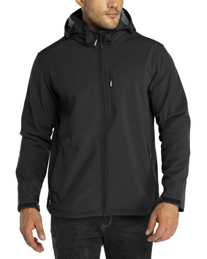 Outdoor Ventures Men's Softshell Jacket Waterproof Fleece Rain Shell Coat 🍁 All In One Marketplace Canada