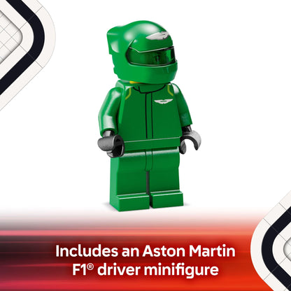 EGO Speed Champions Aston Martin Aramco F1 AMR24 Race Car Toy - Building Set for Kids, Boys & Girls, Ages 10+ - Toy Car for F1 Fans - Gift Idea for Birthday - 77245