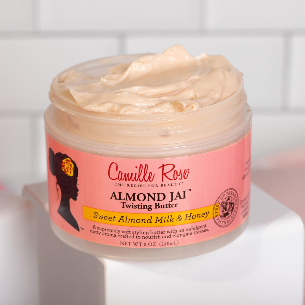 Camille Rose Naturals Almond Jai Twisting Butter, 8 Ounce