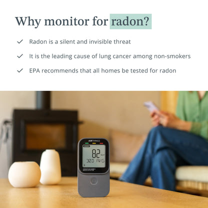 Airthings 325 Corentium Home 2 Smart Digital Radon Detector - Portable and Easy-to-use Radon Testing with Bluetooth connectivity and Humidity & Temperature Sensors 🍁 All In One Marketplace Canada