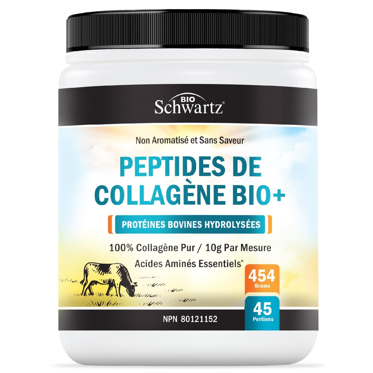 Collagen Peptides Powder | Hydrolyzed Collagen Powder with 18 Essential Amino Acids | Supports Healthy Skin Hair & Nails | Bone & Joint Support | Unflavored, Non GMO, Gluten Free | Easy to Mix | 16 oz - Available at All In One Marketplace Canada