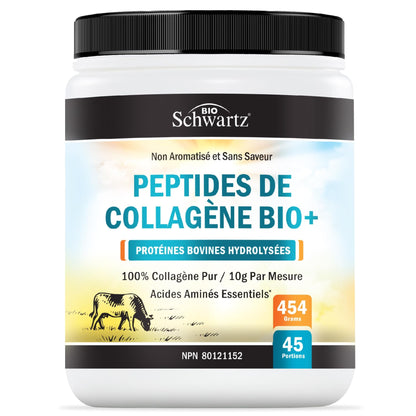 Collagen Peptides Powder | Hydrolyzed Collagen Powder with 18 Essential Amino Acids | Supports Healthy Skin Hair & Nails | Bone & Joint Support | Unflavored, Non GMO, Gluten Free | Easy to Mix | 16 oz - Available at All In One Marketplace Canada