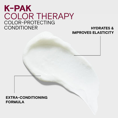 Joico K-Pak Color Therapy Color Protecting Conditioner | Conditioner for Damaged Hair | For Colour Treated Hair | Boosts Shine | Repairs Breakage | Heat Protectant with Argan and Keratin | Sulfate Free Joico