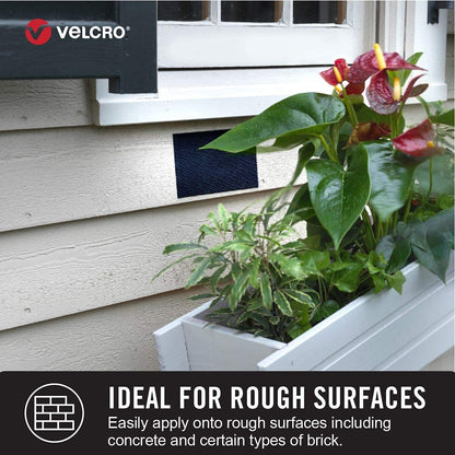 VELCRO Brand Extreme Outdoor Mounting Tape | 20Ft x 1 In, Holds 15 lbs | Strong Heavy Duty Stick on Adhesive | Mount on Brick, Concrete for Hanging, 30702 VELCRO