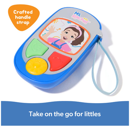 Ms. Rachel Official Electronic Talk with Me Learning Phone with Conversational Phrases, Educational Toys & Toddler Toys for Girls & Boys Ages 1-3+ Ms. Rachel