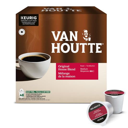 Van Houtte Original House Blend K-Cup Coffee Pods, 48 Count