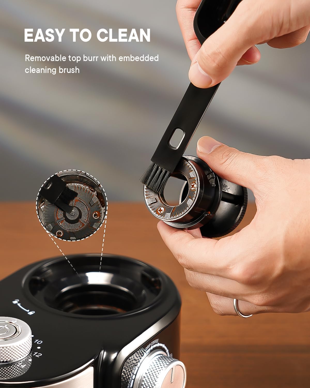 SHARDOR Electric Burr Coffee Grinder 2.0, Automatic Coffee Bean Grinder with 16 Precise Grind Setting, Adjustable Flat Burr Mill for French Press, Drip Coffee and Espresso, 2-14 Cup, Black - Available at All In One Marketplace Canada