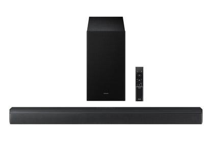 Samsung Sound Bar HW-B630F/ZC, 3.1 Channel, Subwoofer, 370 watts, Surround Sound, Dolby Digital, DTS Virtual:X, Bass Boost, Adaptive Sound, Bluetooth, HDMI ARC, Soundbar