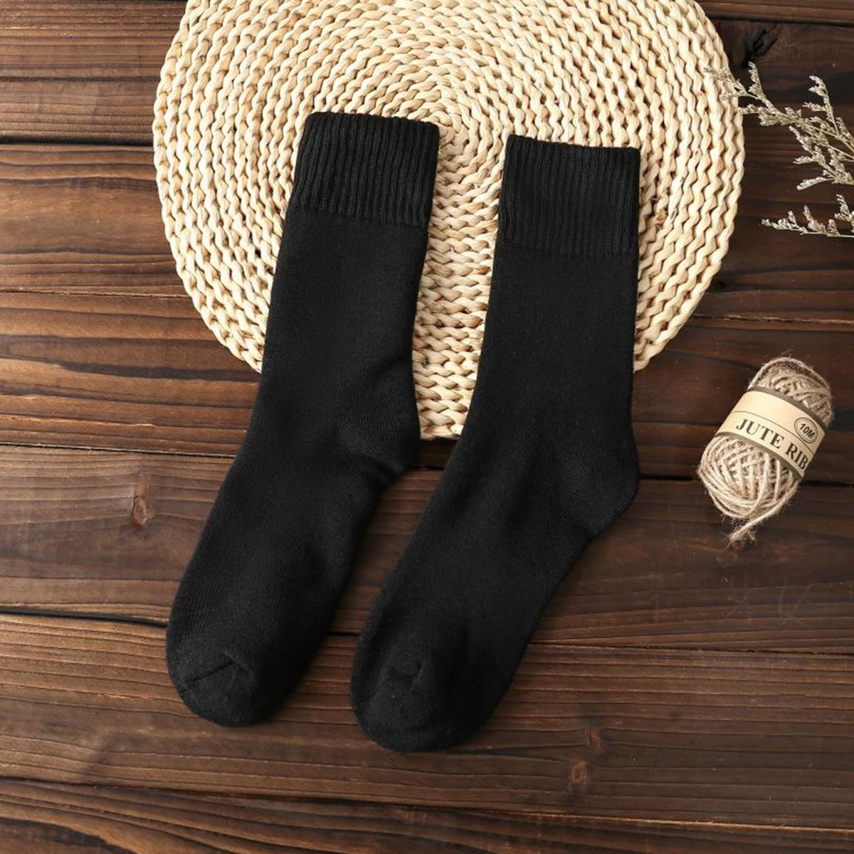 VoJoPi 5 Pairs Thermal Mens Socks Warm Wool Winter Thick Crew Socks for Men 🍁 All In One Marketplace Canada