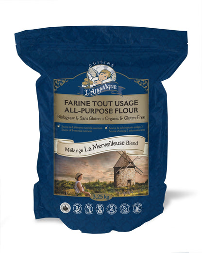 Cuisine L' Angelique La Merveilleuse Gluten-Free & Organic All-Purpose Flour, 3.25kg Cuisine L'Angelique