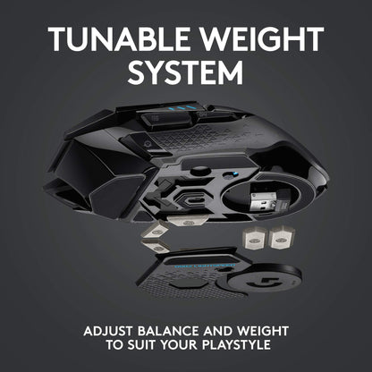 Logitech G502 Lightspeed Wireless Gaming Mouse - Black