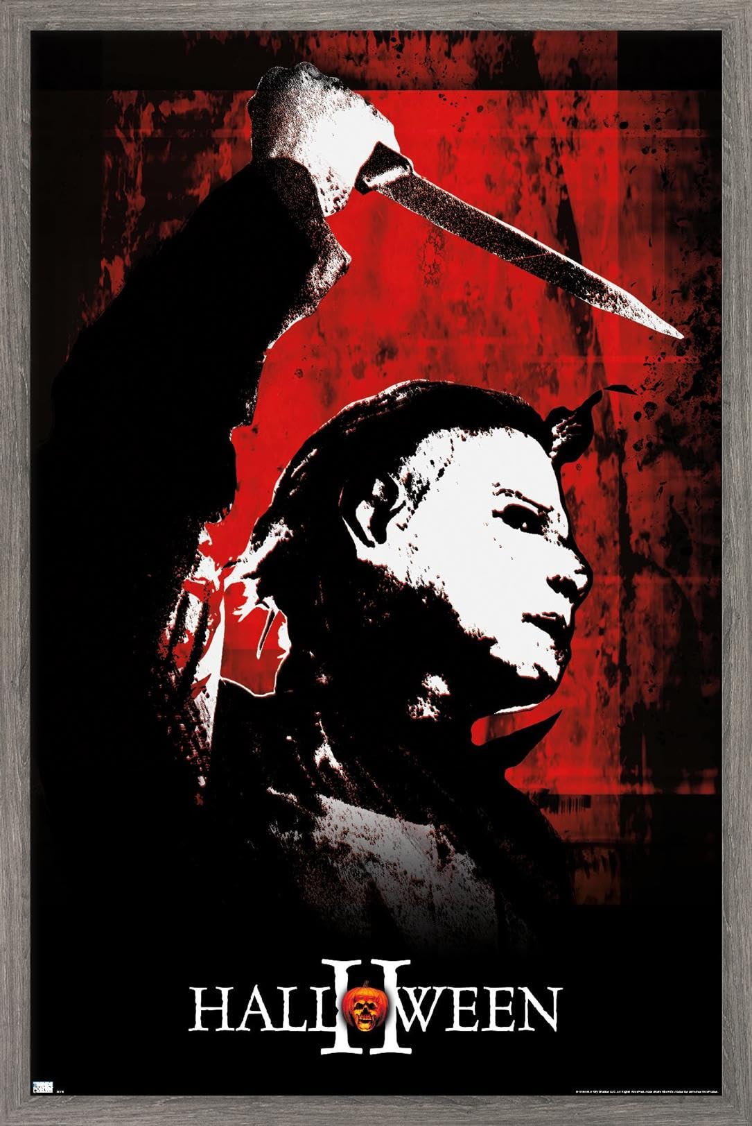 Halloween II - Affiche murale rouge