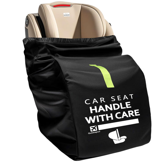 Car Seat Travel Bag: Carseat Travel Bag for Airplane Universal Fit Infant Carriers Booster Convertible Car Seats like Graco, Nuna, Doona, Cosco, Baby Travel Essentials for Flying, Gate & Baggage Check
