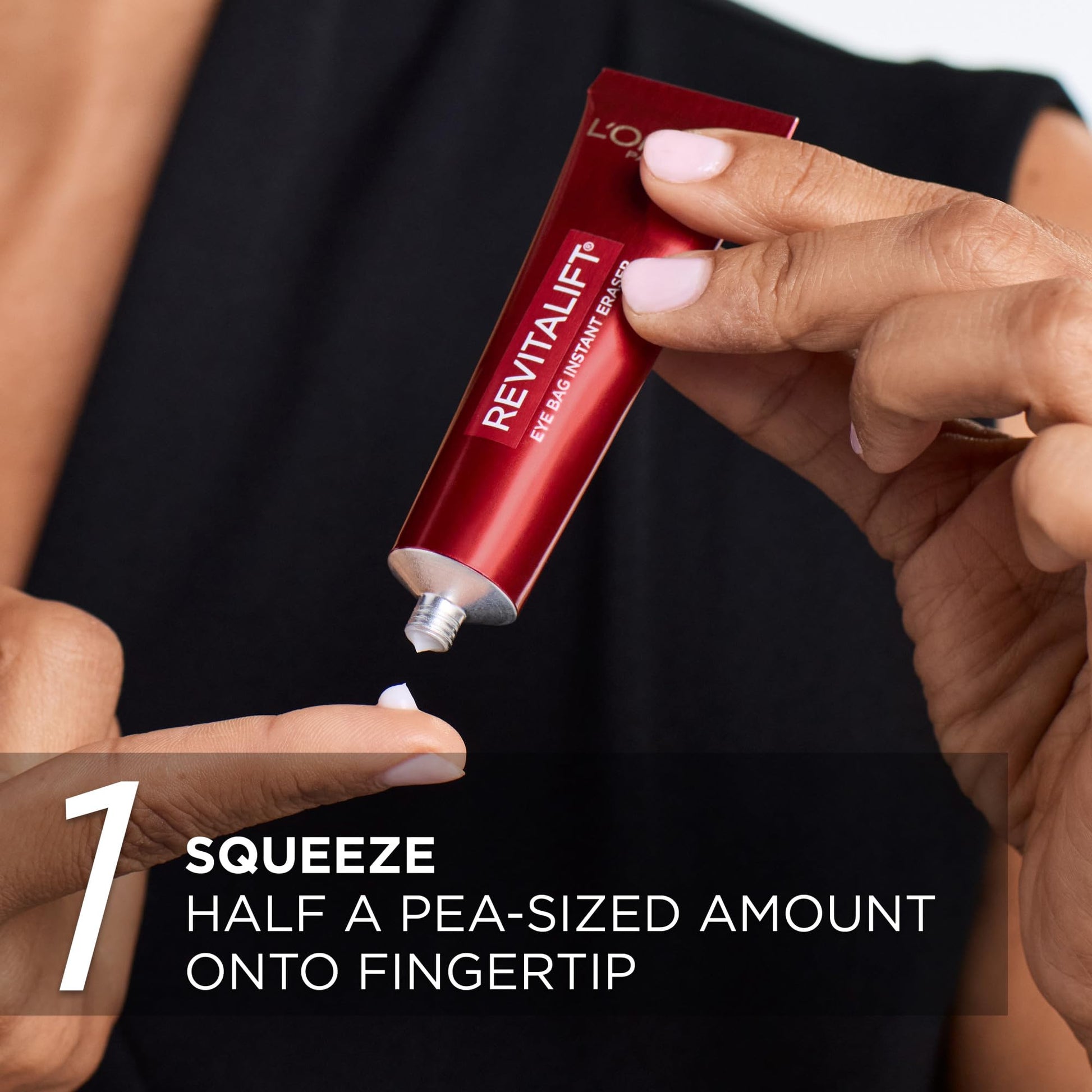 L'Oréal Paris Revitalift Triple Power LZR Instant Eraser Eye Cream, Under Eye Cream for Puffiness and Wrinkles, Anti Aging, Needle-Free Procedure Alternative, 15 mL
