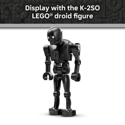 LEGO Star Wars: Andor K-2SO Security Droid - Building Toy for Kids, Ages 10+ - Makes a Great Gift for Boys and Girls - Model Kit and Room Decor Idea for Sci-Fi Adventure Fans - 75434 LEGO
