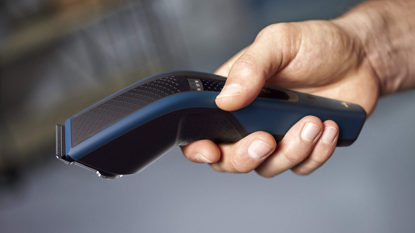Philips Hair Clipper Series 5000, Washable Hair Clipper with DualCut Technology & 3 accessories, HC5612/15 PHILIPS