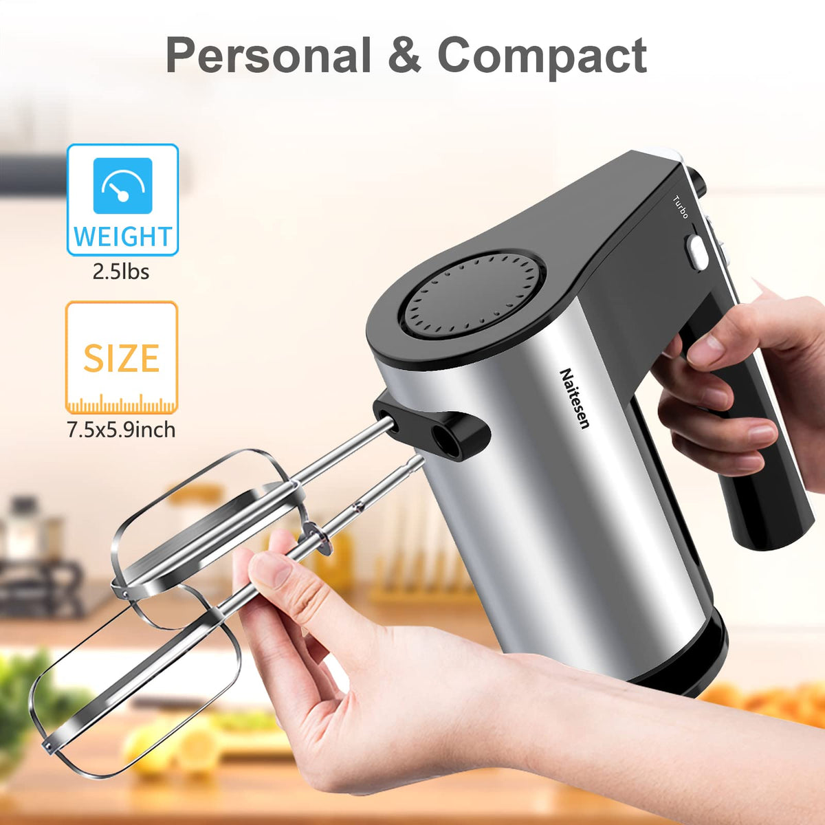 600W Powerful Hand Mixer Electric 10 Speed Powerful with Turbo 🍁 All In One Marketplace Canada