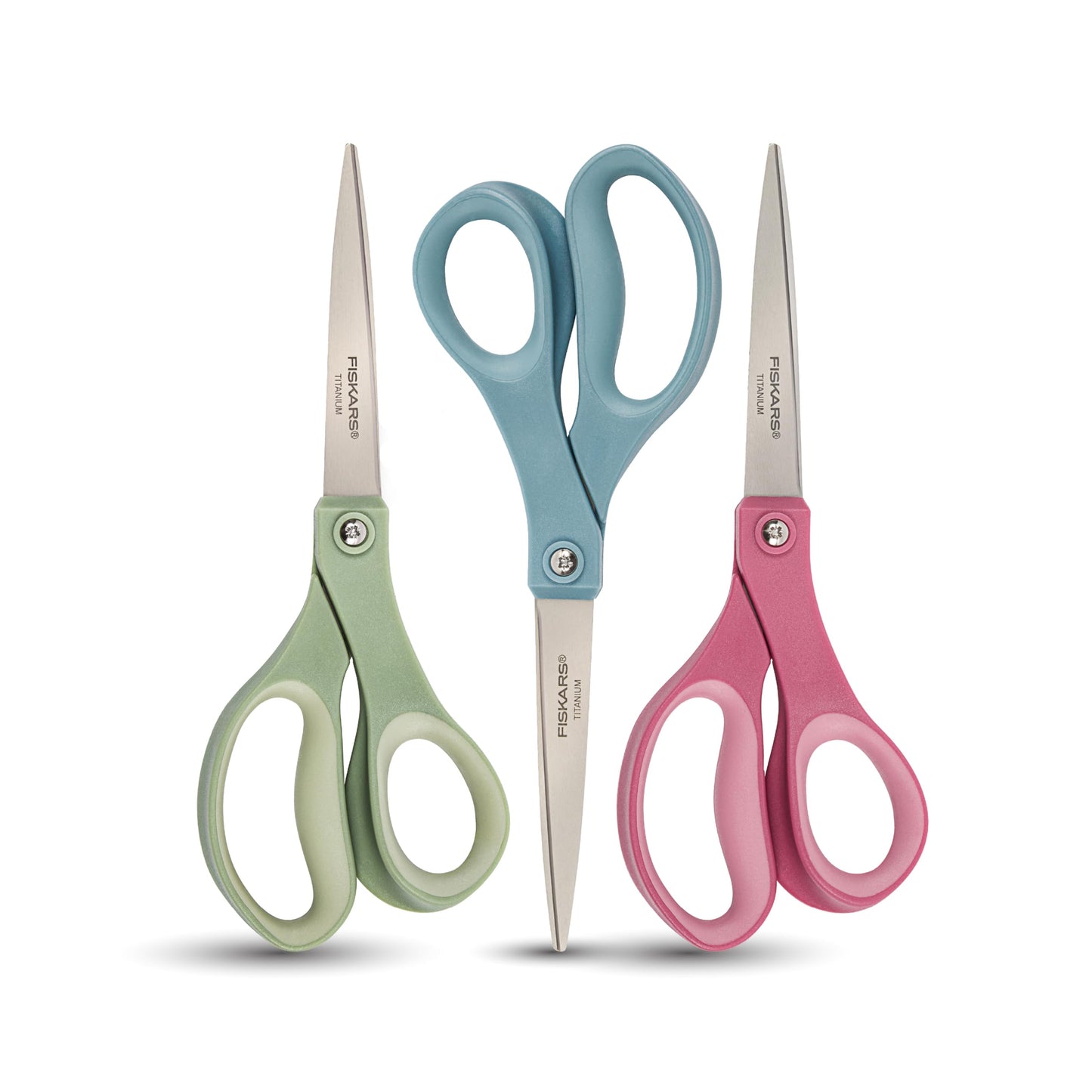 Fiskars 8 Inch Titanium Softgrip Scissors, Color 3 Pack 🍁 All In One Marketplace Canada