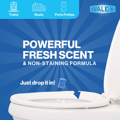 Walex PPSGBG Porta-Pak Commercial Holding Tank Deodorizer Drop-Ins, Sunglow Scent (Pack of 50) 🍁 All In One Marketplace Canada