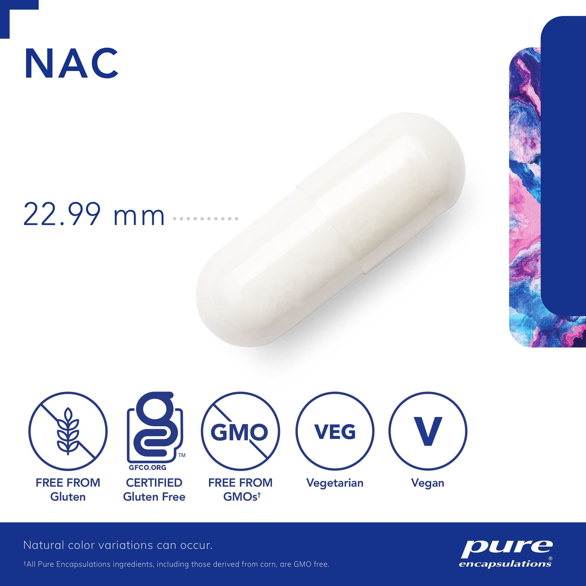 Pure Encapsulations NAC 900 mg - N-Acetyl Cysteine Amino Acid Supplement for Immune Support, Liver & Antioxidants* - 120 Capsules - Available at All In One Marketplace Canada