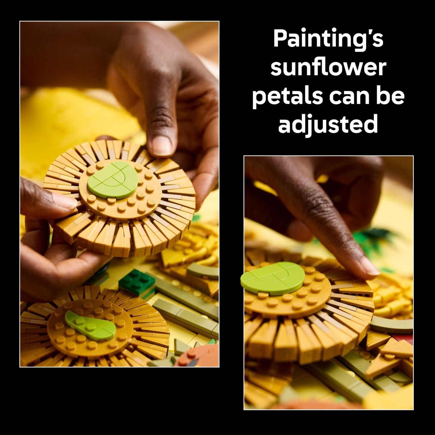LEGO Art Vincent Van Gogh – Sunflowers Building Set for Adults - Home Decor Idea - Brick Built Painting - Gift for Birthdays - 31215 LEGO