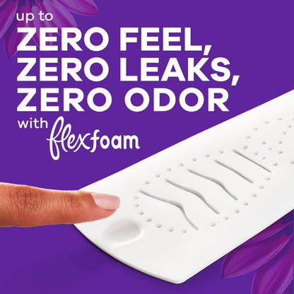 Always Radiant with FlexFoam Pads, Size 5, Extra Heavy Overnight Absorbency, with Wings, Lightly Scented, Up to ZERO leaks, ZERO feel, ZERO odor, 54 Count 🍁 All In One Marketplace Canada