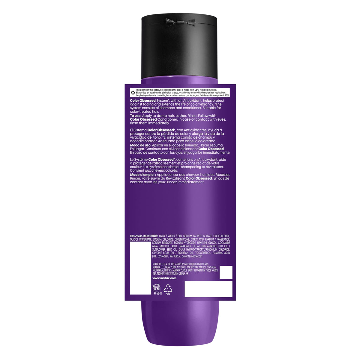 Matrix Color Obsessed Antioxidant Shampoo, 300 mL