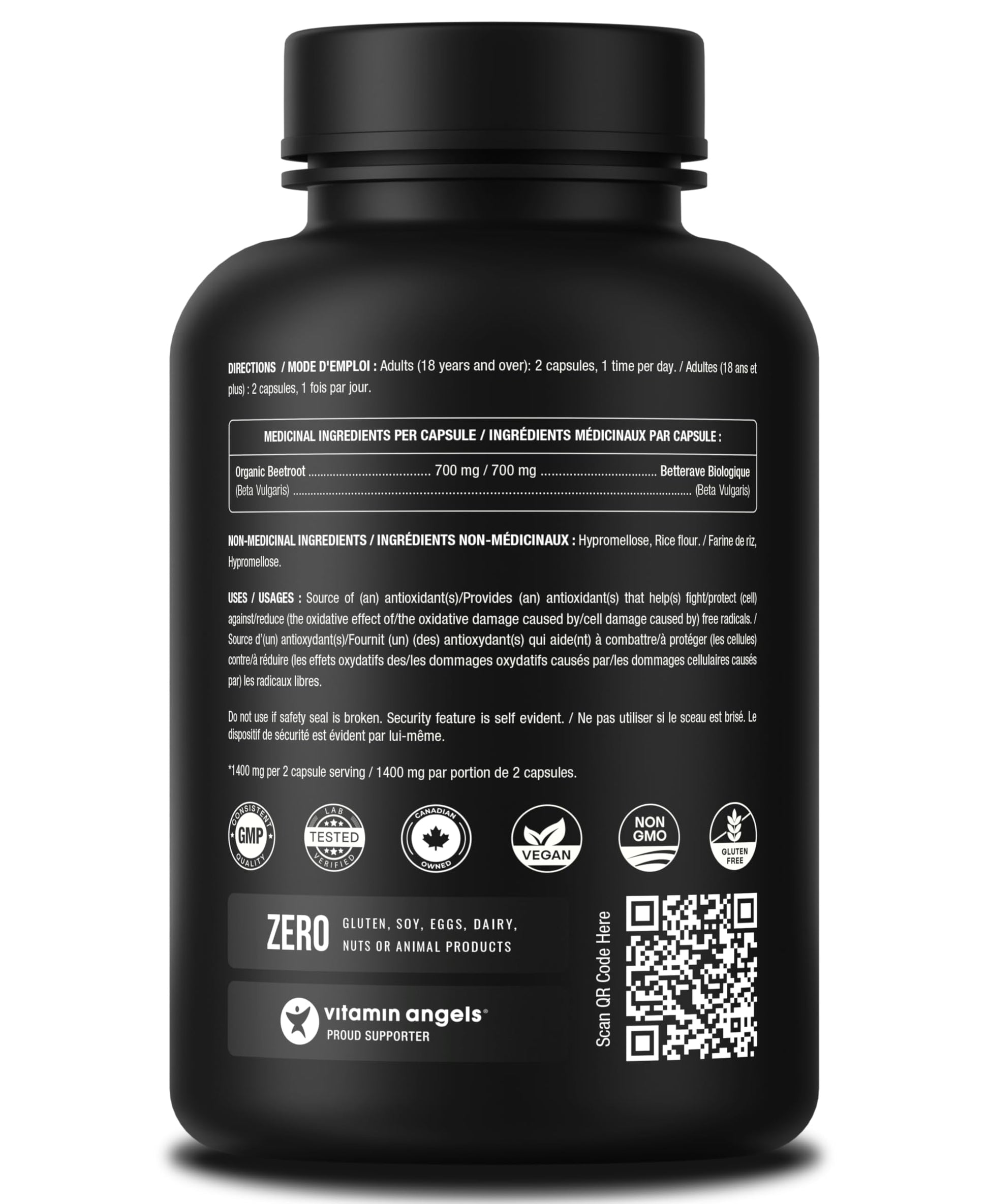 Organic Beetroot Capsules – 180 Count - Beet Root Supplement For Women & Men – Beetroot Juice Alternative – Nitric Oxide & Circulation Support – Antioxidant Beetroot Supplement - 1,400mg per Serving - Available at All In One Marketplace Canada
