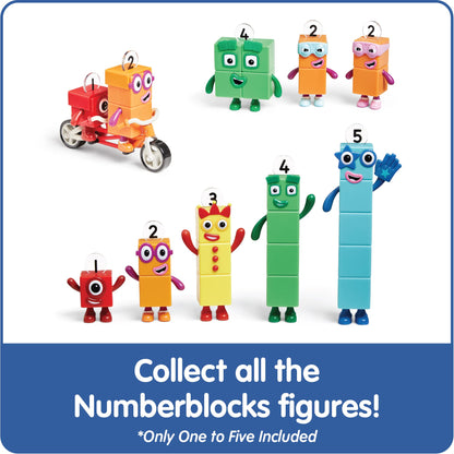 hand2mind Numberblocks Friends One to Five Figures, Toy Figures Collectibles, Small Cartoon Figurines for Kids, Mini Action Figures, Character Figures, Play Figure Playsets, Imaginative Play Toys