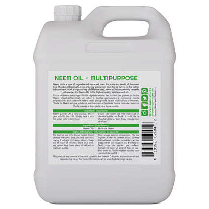 Neem Oil Multipurpose, 100% Natural Neem Oil, Cold-Pressed Unrefined, 946 ml - Available at All In One Marketplace Canada